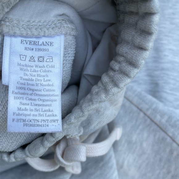 Everlane The Track Jogger Sweatpants Heather gray Preowned size XS tiny markings - Picture 6 of 8